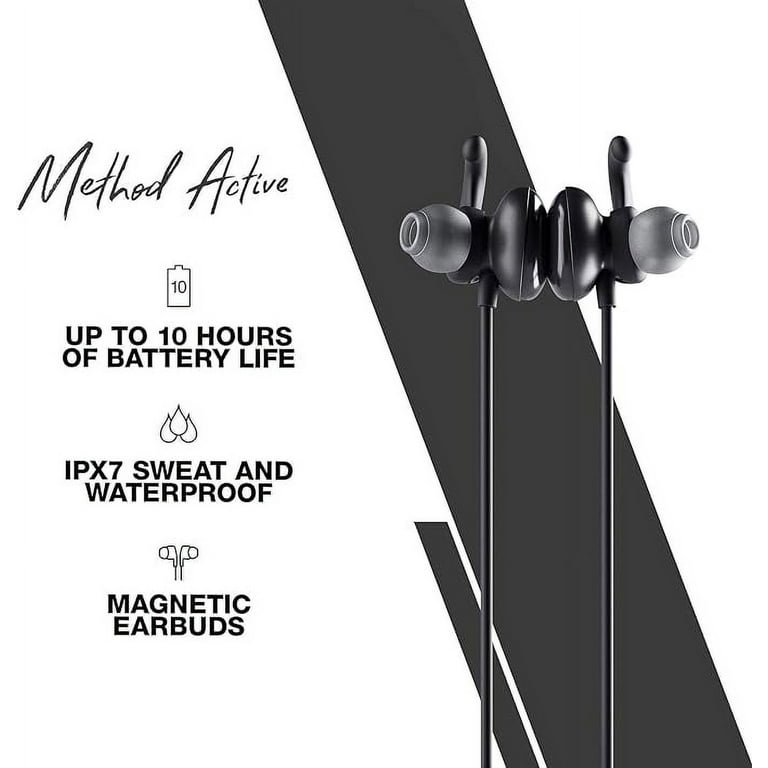 Skullcandy Method Active in Ear Headphones with Microphone Black