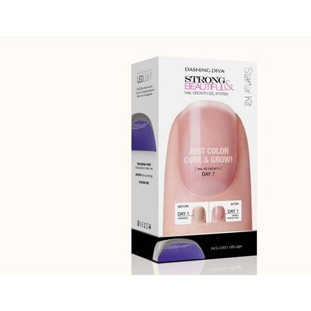 Strong & Beautiful Nail Growth Gel System (Best Nail Strengthener And Growth Formula)