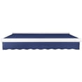 thumbnail image 6 of Awntech 14' x 10' Full Cassette Left Motor Left Motorized Patio Retractable Awning, Navy, 6 of 7