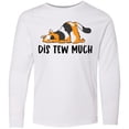 thumbnail image 3 of Inktastic Napping Dis Tew Much Longhair Calico Cat Long Sleeve Youth T-Shirt, 3 of 5