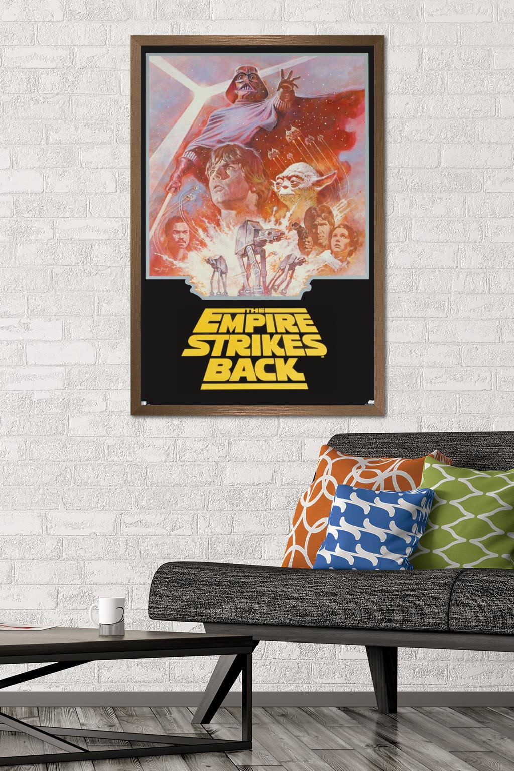 Star Wars: The Empire Strikes Back - Group One Sheet Wall Poster, 22.375" x 34" Framed