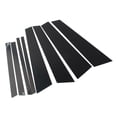 thumbnail image 4 of NS 8pcs Door Window Pillar Post Cover Trim for BMW X3 G01 2019-2021 Golss Black, 4 of 10