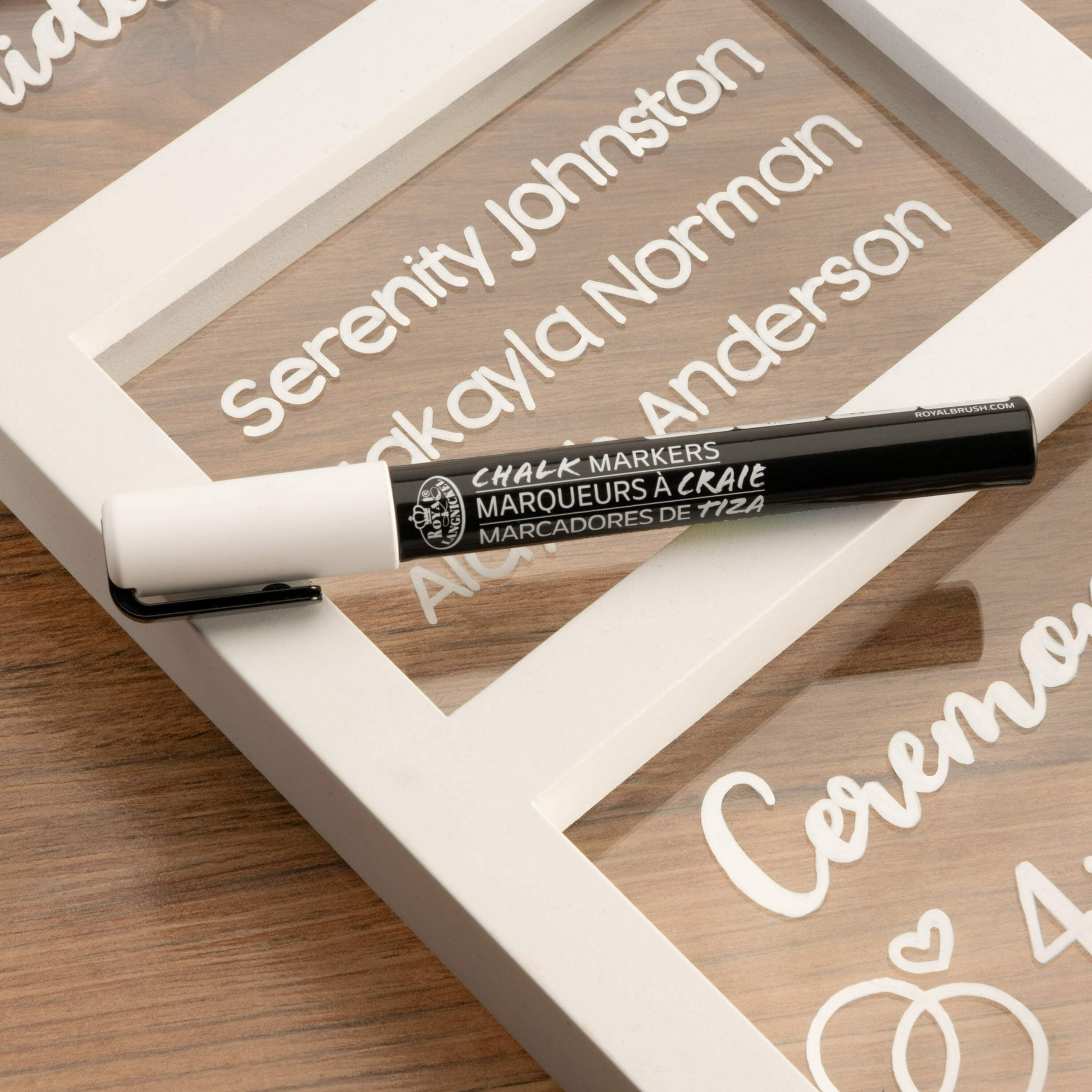 Royal & Langnickel 2mm White Chalk Marker - 3 Pack