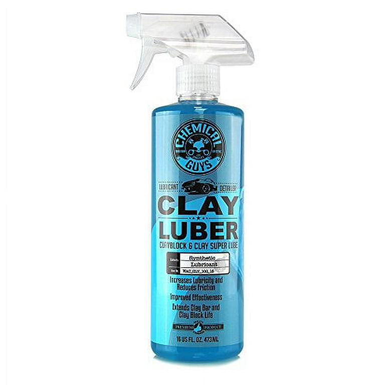 Chemical Guys CLY_109 Light Duty Clay Bar and Luber Synthetic Lubricant Kit  (16 oz) (2 Items) , Blue