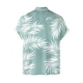 thumbnail image 6 of Mens Hawaiian Shirt Short Sleeve Button Down Shirts Tropical Floral Summer Beach Shirts,S-3XL, 6 of 7