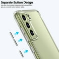 thumbnail image 4 of Case for Galaxy S21 FE 5G Crystal Clear Designed Non-Slip Shockproof Protection Phone Case, Hard PC Back Flexible TPU Slim Fit Light and Durable Cover for Samsung Galaxy S21 FE 5G, 4 of 7