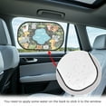 thumbnail image 4 of Yuyamidu Giraffe Car Window Shade for Side Window 2 Pack Animal Sun Shade for Car Window Sunshade Zoo Sun Visor for Car SUV Truck Blocks Heat and Glare Protection, 4 of 7