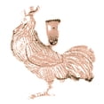 thumbnail image 1 of 14K Rose Gold Bird Pendant - 27 mm, 1 of 3