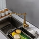 thumbnail image 4 of Vintage Brass Kitchen Faucet, Antique 360 Swivel Kitchen Faucet, High-Pressure Country House Sink Mixer, 4 of 5