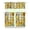 Sunflower, variant on Vintage Checkered Kitchen Curtains Set of 3 - Abstract Plaid Tier & Valance, Short Rod Pocket Curtains for Small Windows