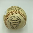 thumbnail image 2 of Hank Aaron Signed 1970's Official American League Macphail Baseball JSA COA, 2 of 7