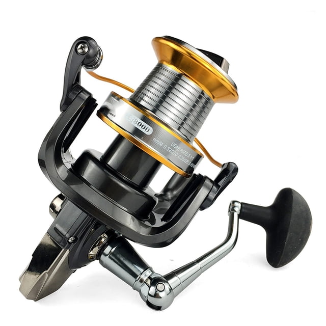 Saltwater Spinning Reel Fishing High Speed Metal Spool Spinning Reel Saltwater Reel ,Rigid Aluminum Skeletal Frame