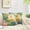 Green, variant on Pack of 2, Chinoiserie Pillow Cover 20 x 20 Inch Peony Floral Pillow Covers Linen Flower Throw Pillow Covers Farmhouse Pillowcase Cushion Covers for Sofa Couch Living Room Navy Pink