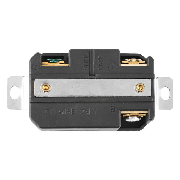 Receptáculo eléctrico BuyWeek con bloqueo por torsión NEMA R NEMA L5-30R de 30 A y 125 V