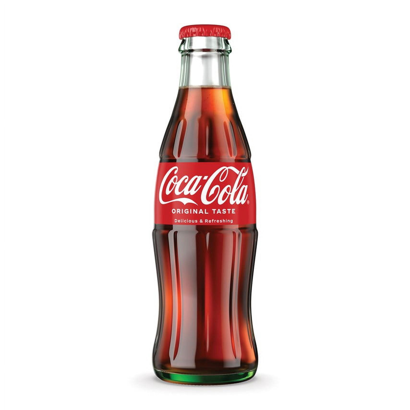 Coca-Cola Classic, Coca-Cola Soda Pop, 8.5  fl oz, 12 Pack, Glass Bottles, Allergens Free