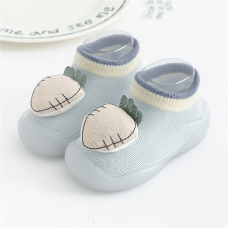 

BTJX Toddler Kids Baby Boys Girls Shoes First Walkers Cute Cartoon Antislip Shoes Socks Shoes Prewalker Sneaker