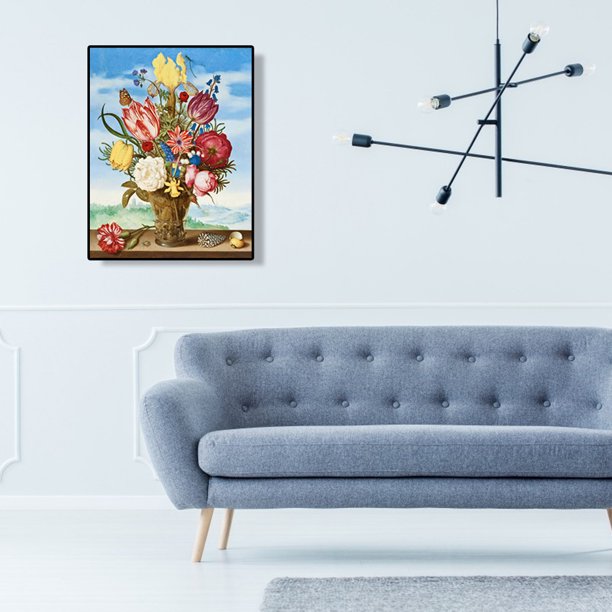 Cuadros Decorativos 5D diamante pintura DIY cielo azul flor bordado cruz puntada arte imagen Ehuebsd embutido en tela