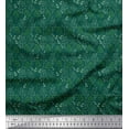 thumbnail image 1 of Soimoi Poly Georgette Fabric Artistic Leaves Print Fabric by Yard 52 Inch Wide, 1 of 3