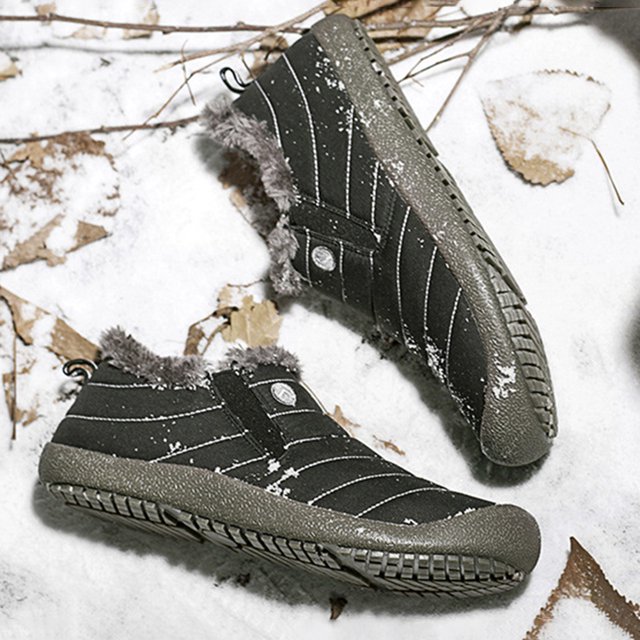 Botas De Invierno Botas de tobillo para hombre Botas de nieve de invierno cálidas de felpa Botas de senderismo impermeables transpirables Likrtyny Tenis De Mujer Tenis De Hombre