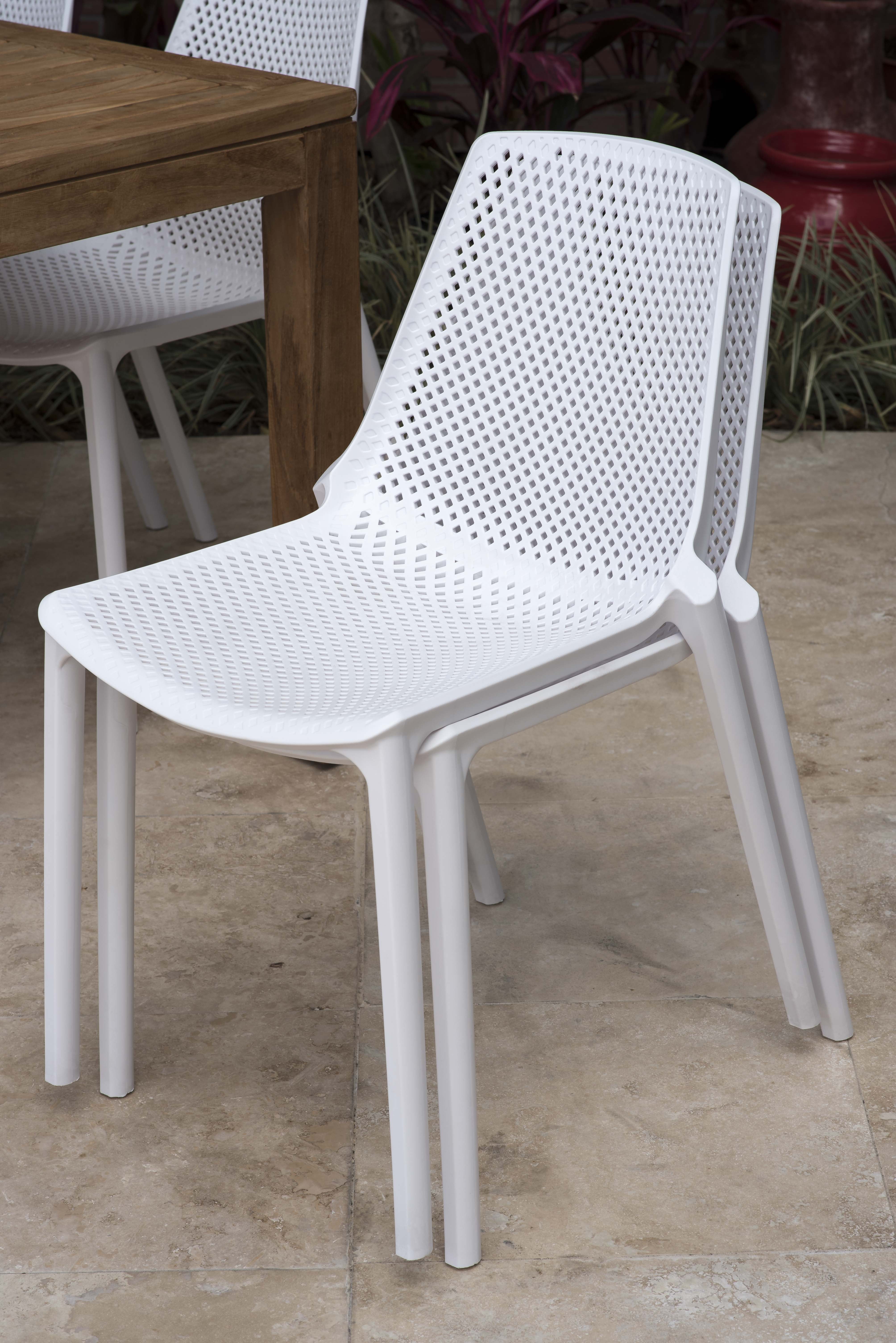 Atlantic Duddey Resin 4 Pieces Patio Chairs Sets, Ideal for Patio