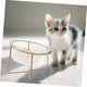 thumbnail image 4 of 1 piece elevated dog bowl and cat bowl with slanted food intake, durable base for comfortable feeding for pets to avoid, 4 of 5