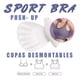 thumbnail image 5 of Crop Top Deportivo Correr Gym Secado Rápido Push Up Wx60 Gyk, 5 of 8