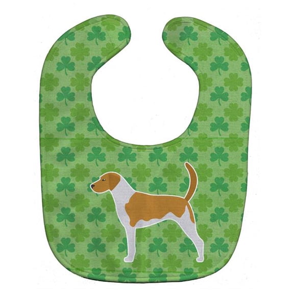 American Foxhound Shamrocks Baby Bib