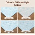 thumbnail image 7 of Design&I 2'x3' Washable Throw Rug Low Profile Daily Traffic Ready Accent Ocean Themed Ripple Circles Minimalist Theme Nautical Aesthetic for Hallway, Laundry Room, 7 of 7