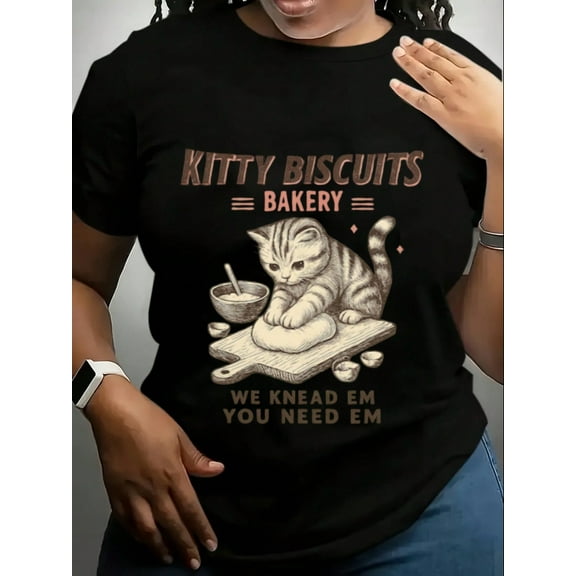 Cat Biscuit Maker Shirt, Funny Cat Kneading Shirt, Kitty Lover Gift Tee, Kitty Biscuits Bakery We Knead Em You Need Em Shir