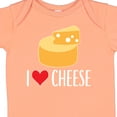 thumbnail image 4 of Inktastic I Love Cheese Funny Cheese Lover Boys or Girls Baby Bodysuit, 4 of 5