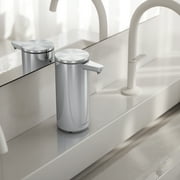 simplehuman 9 oz. Touch-Free Automatic Rechargeable Sensor Liquid Soap Dispenser, Brushed Stainless Steel