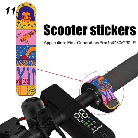 New 16 Styles 13.5*3cm MAX Throttle G30 Scooters Accessories M365 Refers Supplies Modification Sticker Scooter Stickers 11