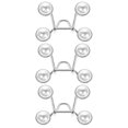 thumbnail image 2 of Adjustable Waist Buckle for Pants Decoration Durable Metal Clip White for Easy Installation and, 2 of 5