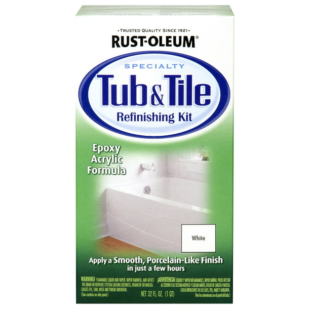 White Rust Oleum Specialty Tub Tile, Rustoleum Tub And Tile Paint Colors