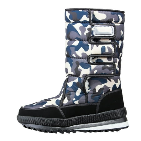 

Snow Boots Winter Snow Shoes Men s Snow Boots Waterproof Thickened Winter Outdoor Boots for Snowy Days Skiing Fishing 3 Colors