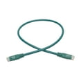 thumbnail image 2 of Eaton Tripp Lite Series Cat6 Gigabit Molded UTP Ethernet Cable RJ45 M/M PoE Green 2 ft. 0.61 m, 2 of 7