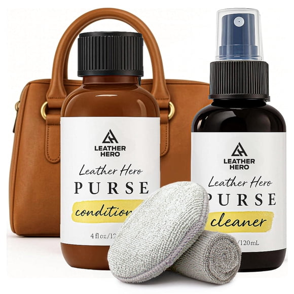 Kit limpiador y acondicionador para bolsos Leather Hero 120 ml