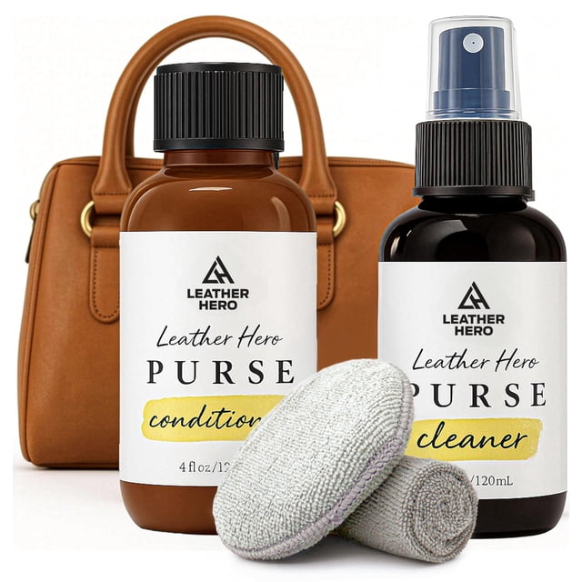 Kit limpiador y acondicionador para bolsos Leather Hero 120 ml
