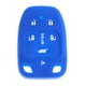 thumbnail image 2 of Cubierta Protectora De De 6butones Del Silicón Del Coche Para La De Azul profundo, 2 of 8