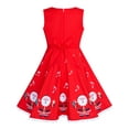 thumbnail image 5 of Girls Dress Santa Red Cape Cloak Christmas New Year 8 Years, 5 of 8