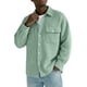 thumbnail image 1 of Top Abrigo Hombres Color Sólido Manga Larga Botón Cuello Moda Casual Verano Al Aire Libre Diario, 1 of 7
