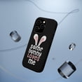 thumbnail image 5 of DistinctInk Tough Case for Apple iPhone 15 PRO (6.1" Screen), Compatible with MagSafe Charging - Some Bunny Loves Me - Rabbit, 5 of 6