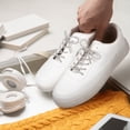 thumbnail image 4 of Miangastore White Rhinestone Shoe Laces with Cotton Rope for Secure Fit and Sparkling Style 120cm, 4 of 8