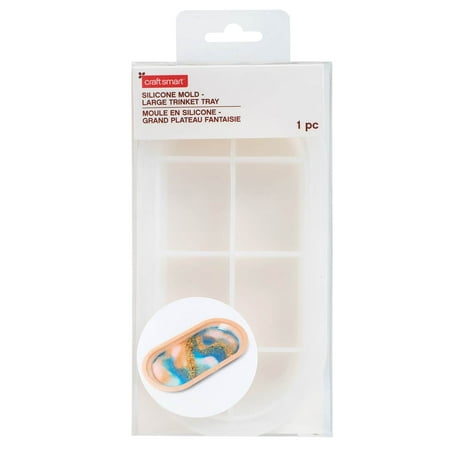 UPC: 0191518405385 | Large Trinket Tray Silicone Mold by Craft Smart®