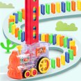 thumbnail image 4 of Ensemble de Jouets Train Automatique pour Enfants Interactif Amusant Bloc Empilable Jouet Bloc Train, 4 of 10