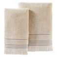 SKL Home Jude Fringe Bathroom Bath Towel, Taupe, 27" x 50" - Walmart.com