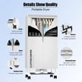 thumbnail image 4 of Secadora portátil Kiseely Electric de 15 kg de capacidad, color gris, 4 of 7