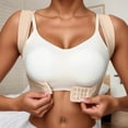 thumbnail image 4 of Seamless Shapewear Top with Front Closure and Back Support for Comfortable Posture Relaxed Everyday Wear Versatile Underlayers, 4 of 6