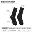 thumbnail image 2 of Pofeuu Constellation Print Crew Socks, Adult Running Hiking Socks for Youth and Adult, 2 of 6