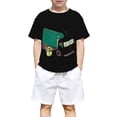 thumbnail image 4 of Huowey Boys Toddler Funny Graphic Tee Top Short Sleeve Lightweight Crewneck Cute Cartoon Print Loose Fit Everyday Tees Comfortable Fit Summer Base T Shirts Sofr Kids Clothes,10-11 Years, 4 of 4